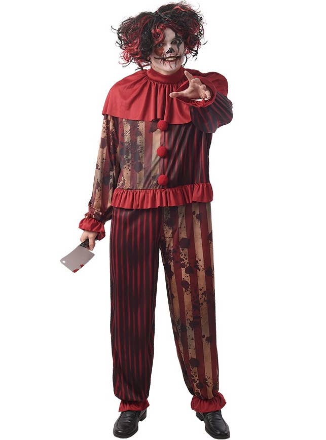 Creepy Evil Clown Costume for Men