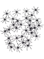 Pack of Fake Medium Size Black Spiders