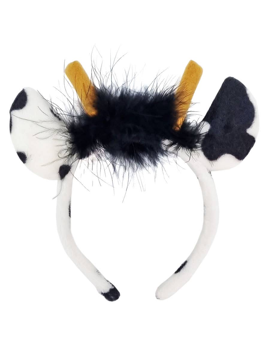 Light Up Cow Ears Costume Headband - Alternate Image