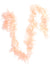 Peach Pink Fluffy Feather Boa