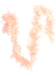 Peach Pink Fluffy Feather Boa
