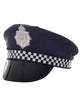 Navy Blue Police Officer Costume Accessory Hat