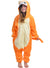 Orange Monkey Unisex Kid's Onesie Costume - Main Image