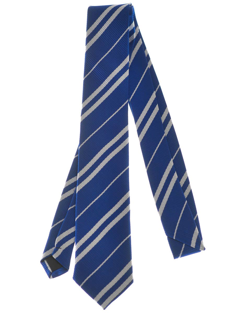 Silver and Bluw Ravenclaw Costume Tie