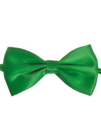 Green Satin St Pats Day Bow Tie