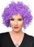 Adults Curly Purple Afro Costume Wig