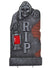 Tall Grim Reaper RIP Tombstone with Red Light Up Lamp