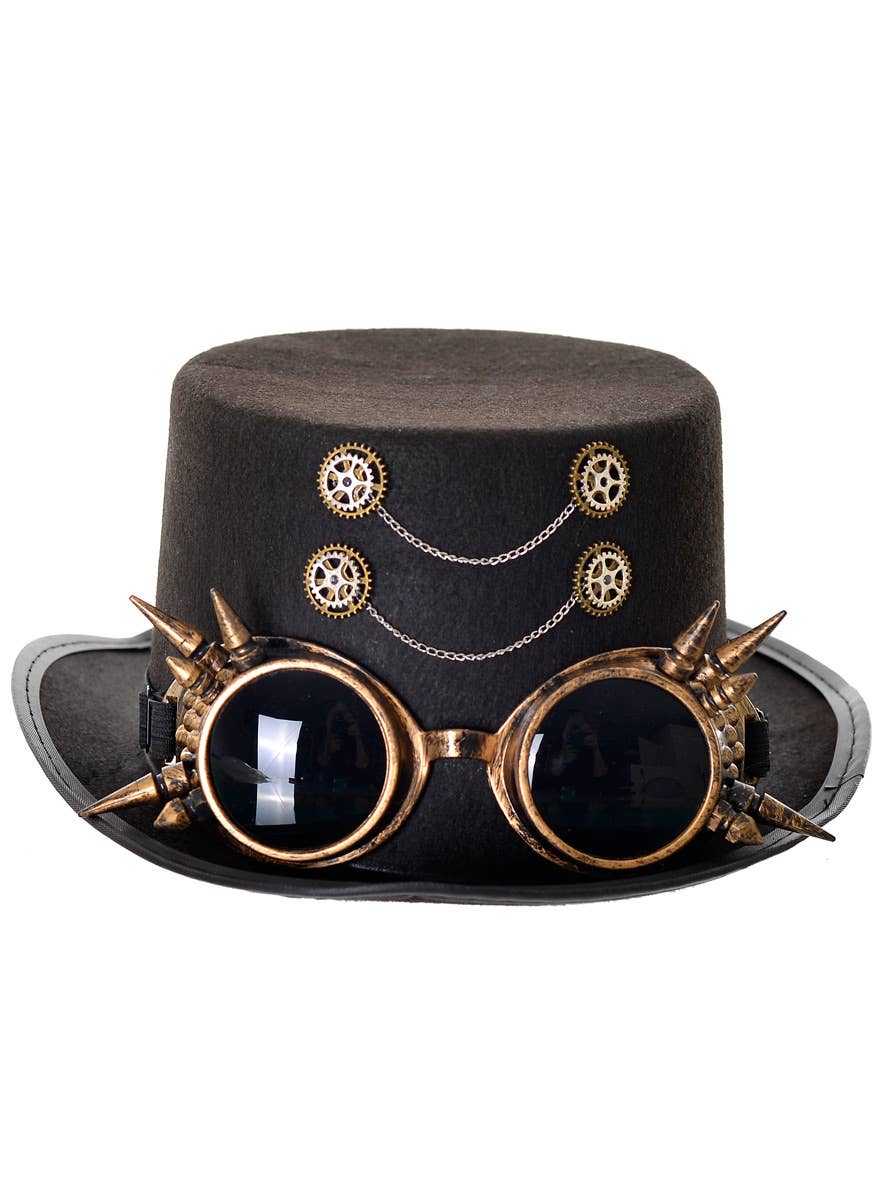 Gold Top Hat Lurex with Satin Band Gold Top Hat Lurex with Satin Band