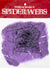 Neon Purple Stretch Halloween Spiderweb with 2 Fake Spiders
