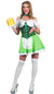 Sexy Green Women's German Oktoberfest Fancy Dress Costume Main Image