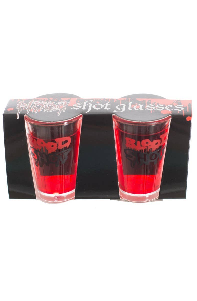 Novelty Blood Shot Halloween Shot Glasses Main Image