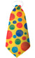 Polka Dot Giant Yellow Circus Clown Costume Neck Tie