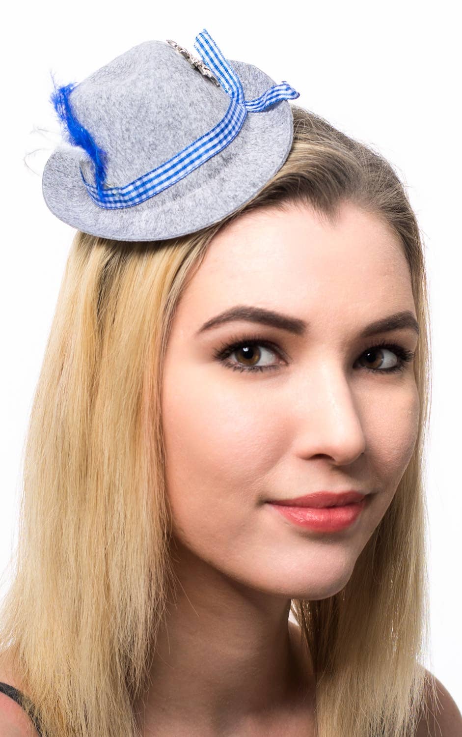 German Women's Bavarian Style Mini Oktoberfest Costume Hat Second Image