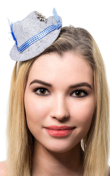 German Women's Bavarian Style Mini Oktoberfest Costume Hat Main Image