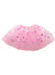 Women's Light Pink Layered Tutu with Holographic Dots