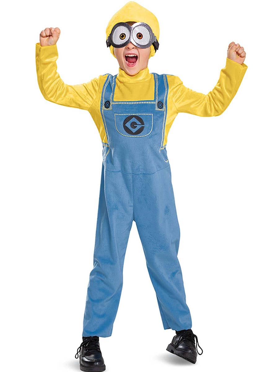 Image of Despicable Me Licensed Toddler Boys Minion Costume - Front View