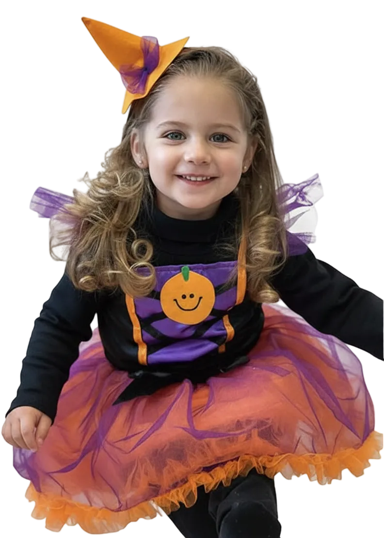 Witch Cutie Toddler Girls Halloween Costume - Alternative Image