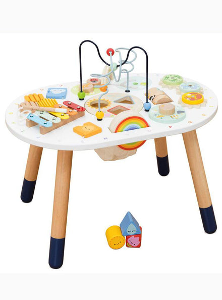 Wooden Toddler Sensory Activity Table