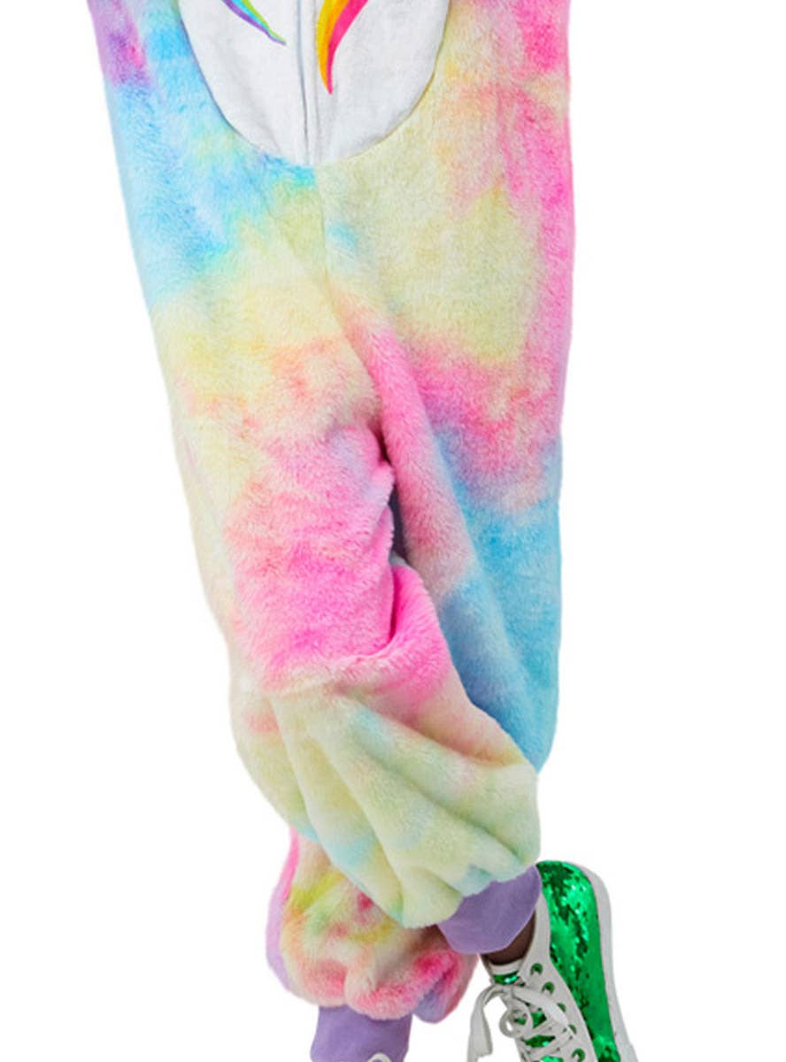 Image of Care Bears Rainbow Togetherness Kids Onesie Costume - Close Image 1