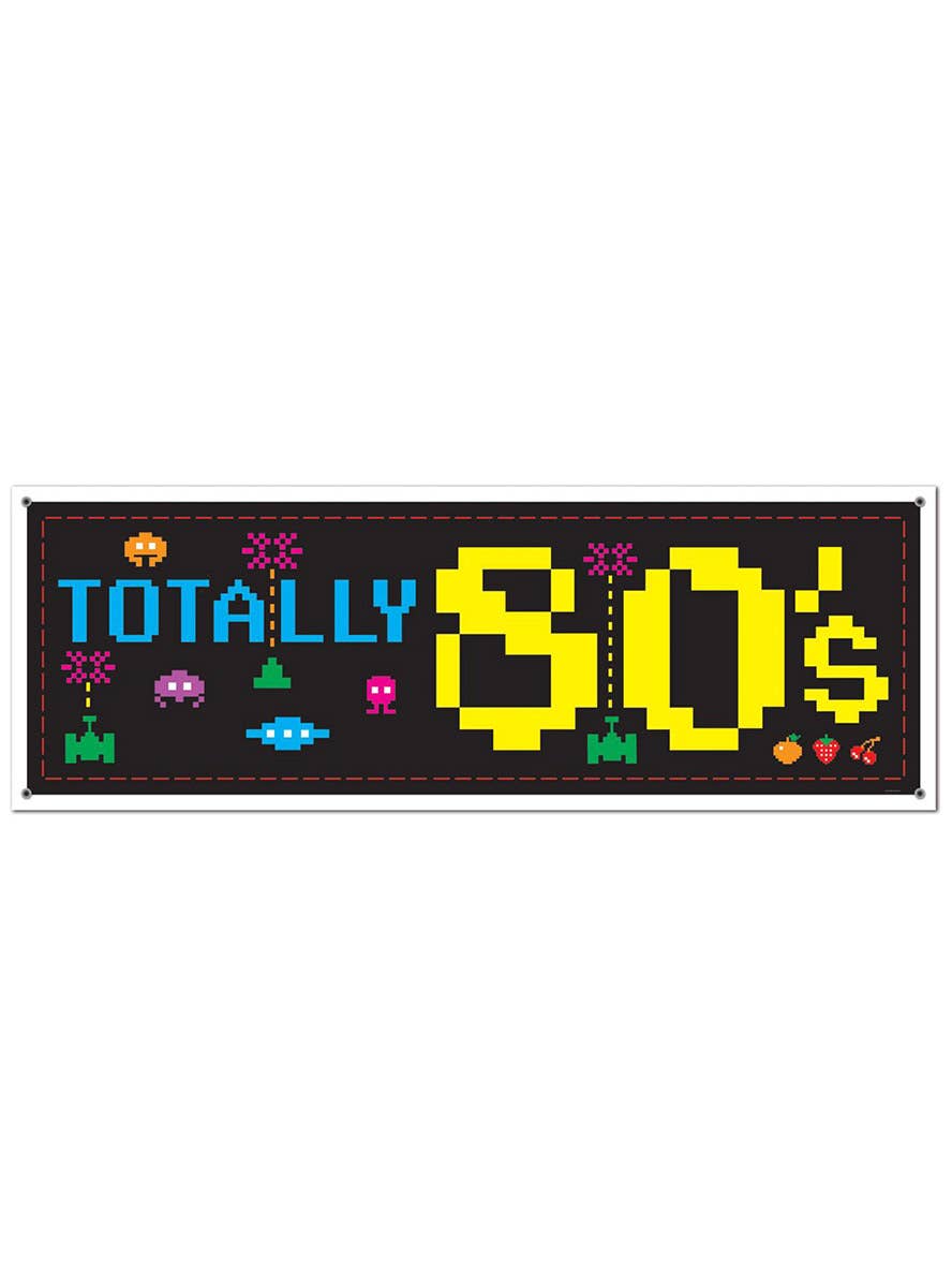 Image of 80s Banner Party Decoration - Main Image