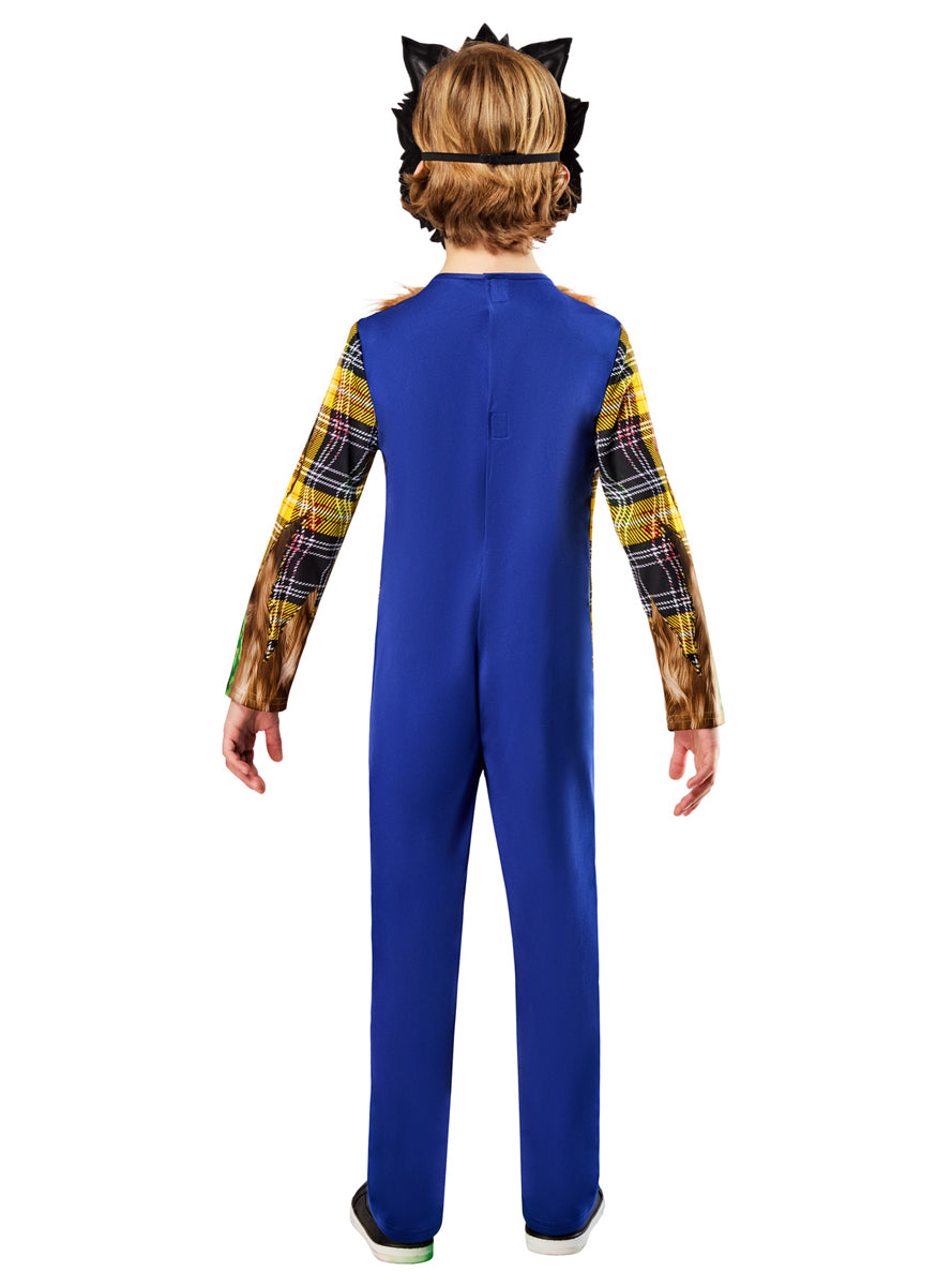Teen Box Toxic Werewolf Halloween Costume - Back Image