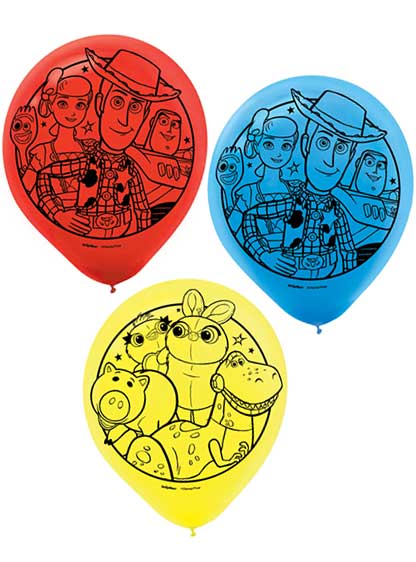 Image Of Toy Story 6 Pack Party Balloons