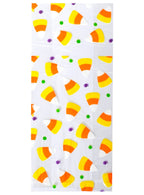 Image of Candy Corn Print 25 Pack Cello Halloween Party Bag