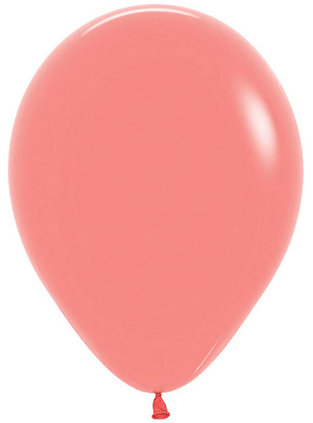 Image of Tropical Coral Single Small 12cm Air Fill Latex Balloon