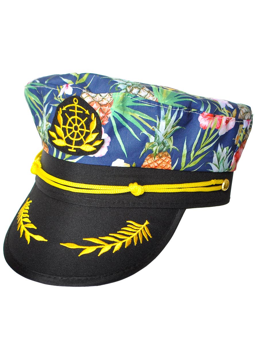 Hawaiian Captain Hat Peaked Sailor Cap Hawaiian Captain Hat Peaked Sailor Cap