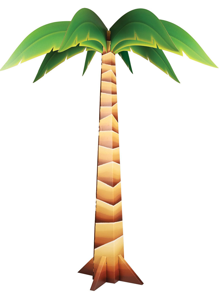 Tropical Party 220cm Tall Palm Tree 3D Decoration - Alternative Image
