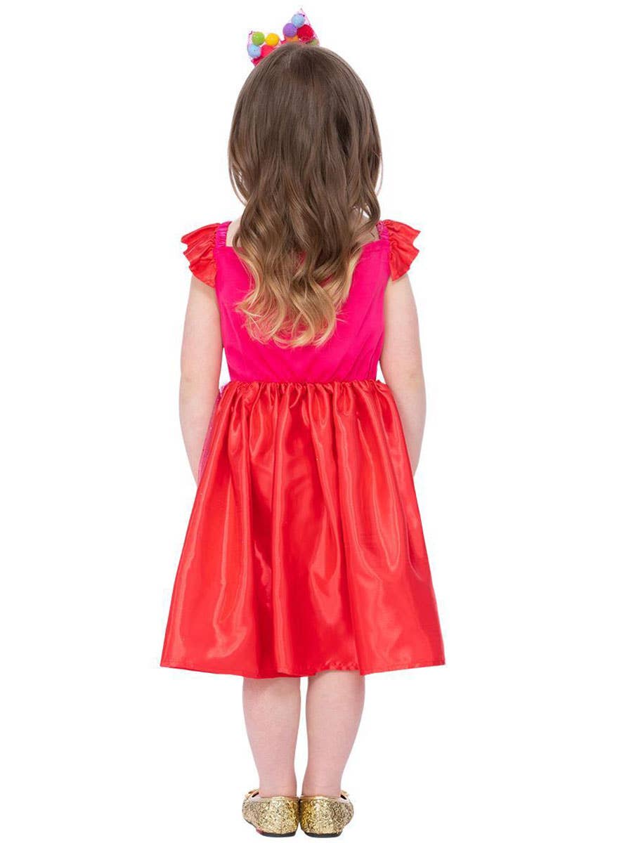 Image of True and the Rainbow Kingdom Girls Pink Dress Costume - Back Image