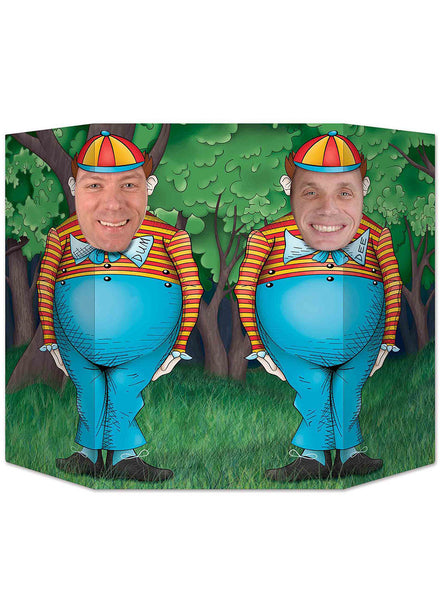 Wonderland Tweedle Dee and Tweedle Dum Photo Prop - Main Image