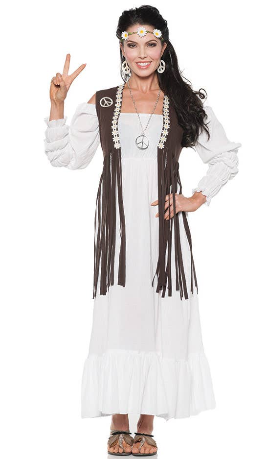 Take A Look About Hippie White Dress