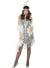 Silver 1920s Costumes Australia Women's Flapper Dress -  Image 1