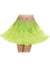 Women's Ruffled Neon Green Thigh Length Tulle Costume Tutu