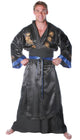 Men's Black Samurai Kimono Costume Main Image
