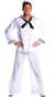 White Sailor Uniform Men's Fancy Dress Costume Main Image