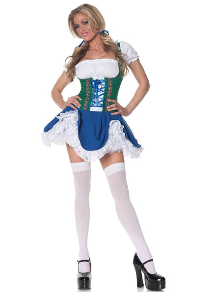 Womens Sexy Oktoberfest Fancy Dress Costume - Main Image