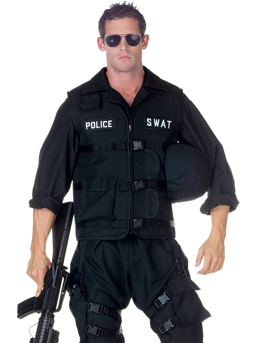 W WIDMANN MILANO Party Fashion - costume bambino S.W.A.T, agente, servizio di sicurezza, SWAT, agente segreto, costumi in maschera