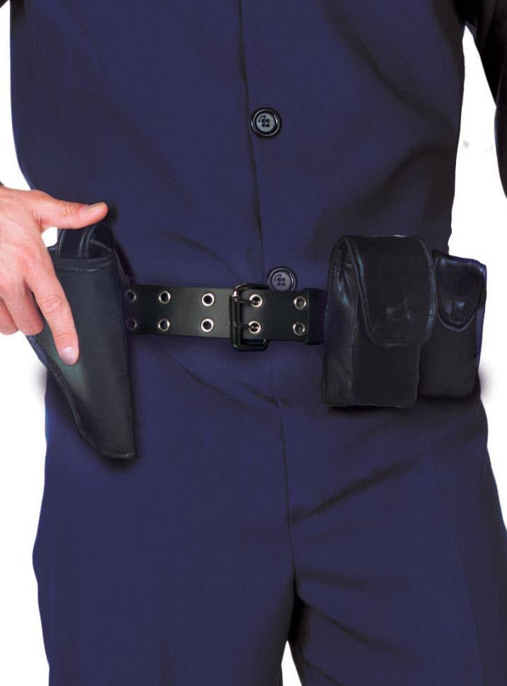 Adult's Black Police Officer Utility Belt Costume Accessory Main Image