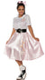 Women's Pink 1950s Sock Hop Fancy Dress Costume -  Main Image