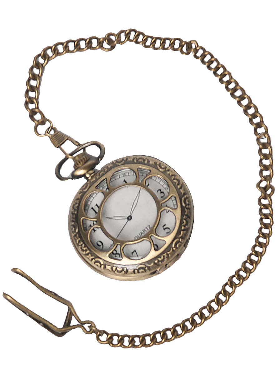 Gold Steampunk Pocket Watch Pocket Watch Costume Accessory