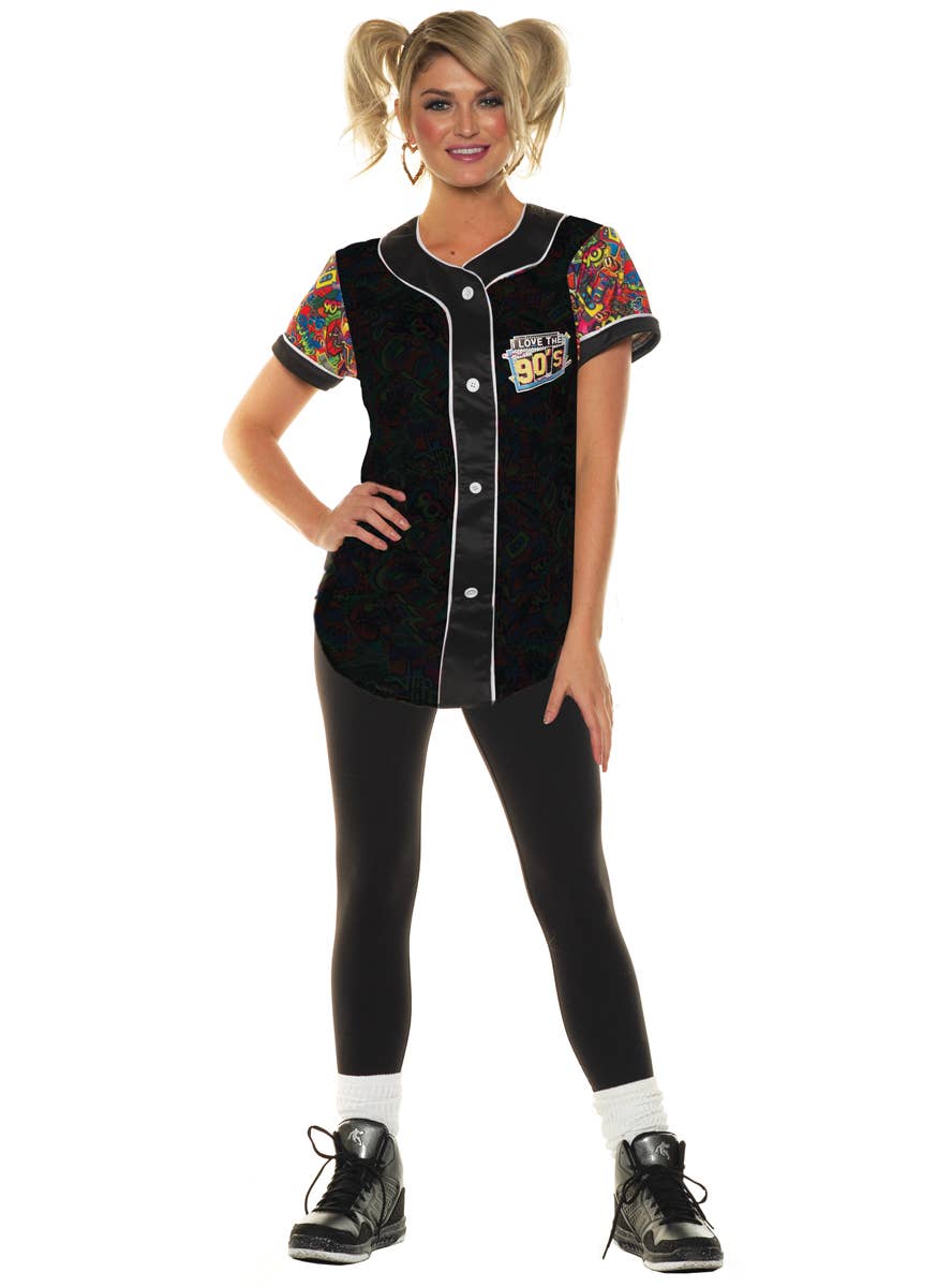 Womens I Love The 90s Button Down Shirt | 90s Costume Shirt for Women Womens I Love The 90s Button Down Shirt | 90s Costume Shirt for Women