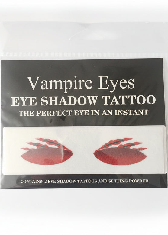 Vampire Eyes Eyeshadow Tattoo Costume Makeup