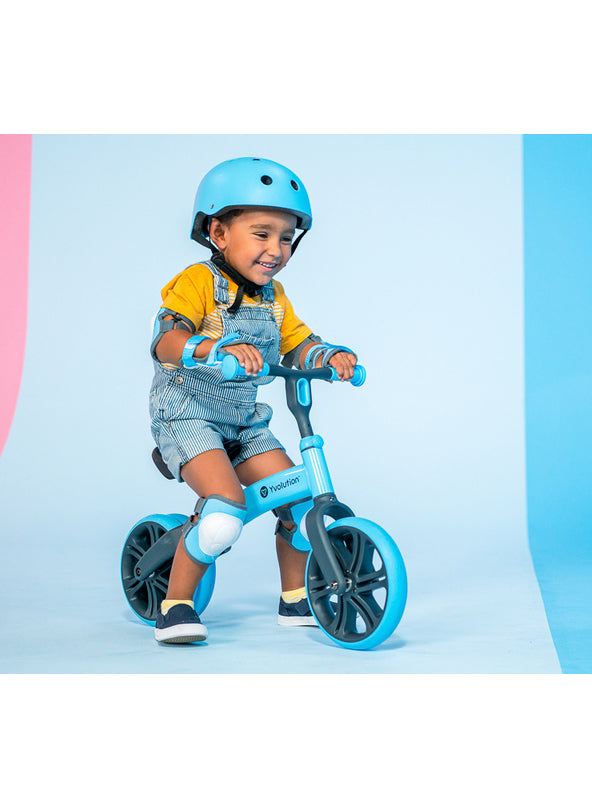 Velo Blue Junior Balance Bike - Lifestyle Image 1