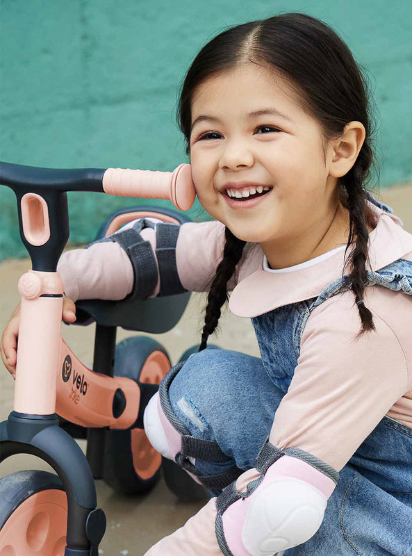 Velo Peach Colour 2 In 1 Trike For Children - Lifestyle Image 2