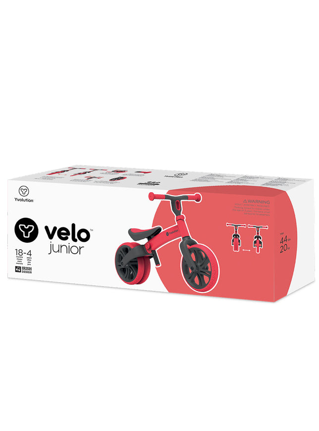 Velo Red Junior Balance Bike - Packaging Image