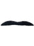 Image of Novelty Wide and Straight Black Costume Moustache - Main Image