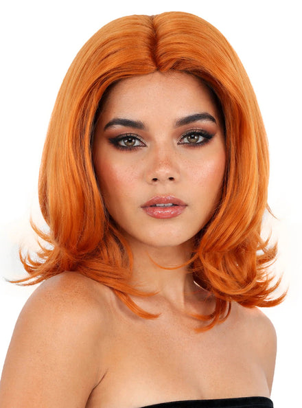 Nova Womens Ginger Soft Waves Wig