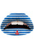 Temporary Blue and White Navy Sailor Lips Tattoo Applique by Violent Lips Image 1